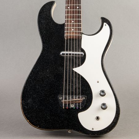 Silvertone 1448 w/ Amp-in-Case Owned by Nathaniel Rateliff 1960s, Black thumbnail