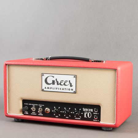 Greer Amplification Special 20 Head 2009, Red/Beige thumbnail