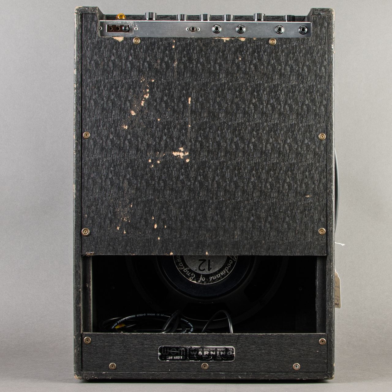 ギター DOMINATOR MK2 BLACK Carter Vintage - WEM Dominator MKII 1x12 Combo 220v 1968, Black