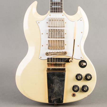 Gibson Jimi Hendrix 1967 SG Custom Owned by Nathaniel Rateliff 2020, White thumbnail