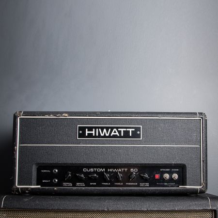 Hiwatt Custom 50 DR504 Biacrown Era Harry Joyce Head 1983, Black thumbnail