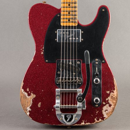 Fender Custom Shop CuNiFe Blackguard Telecaster 2026, Heavy Relic Red Sparkle thumbnail