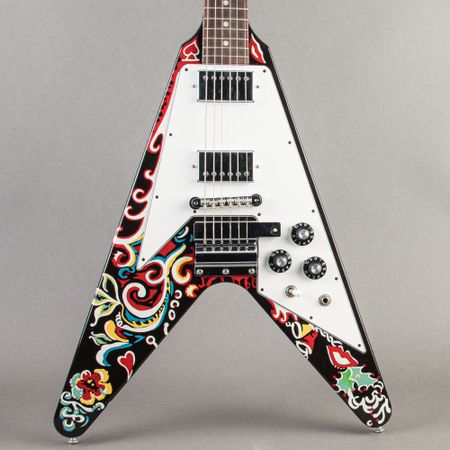 Gibson Custom Shop Jimi Hendrix Psychedelic Flying V 2006, Hand Painted thumbnail