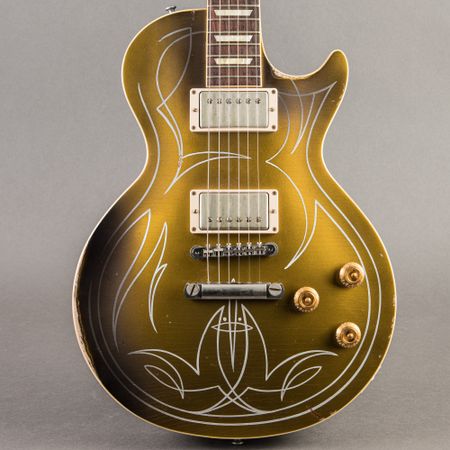 Gibson Billy F. Gibbons 1957 Les Paul Pinstripe Aged & Signed 2014, Gold Top thumbnail