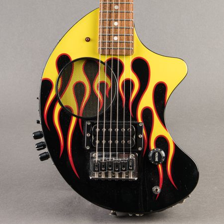 Fernandes Nomad Hot Rod Edition 2002, Black with Flames thumbnail