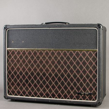 Vox AC10 Twin 2x10 Combo Grey Panel Rare 1965, Black thumbnail