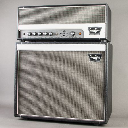 Tone King Royalist 45 Head w/ 1x12 Cab 2014, Black/White thumbnail