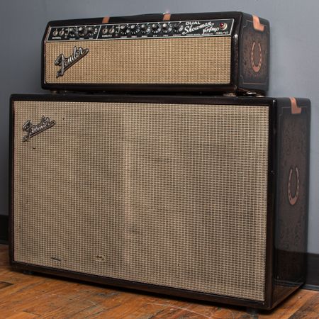 Fender Dual Showman AB763 Head w/ 2x12 Cab 1967, Custom thumbnail