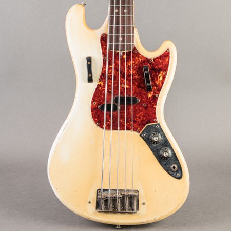 Fender Bass V Owned by Nathaniel Rateliff 1966, Olympic White thumbnail