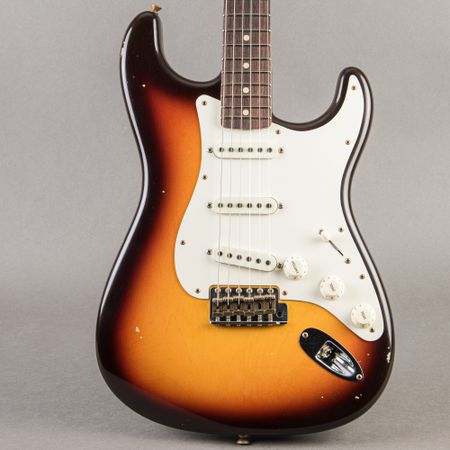 Fender Custom Shop Masterbuilt Kyle McMillin '59 Trans Stratocaster Journeyman 2024, 3-Tone Chocolate Sunburst thumbnail