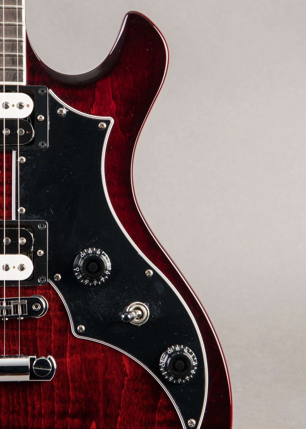 Carter Vintage - Gibson Victory Figured Top 2024, Wine Red Burst
