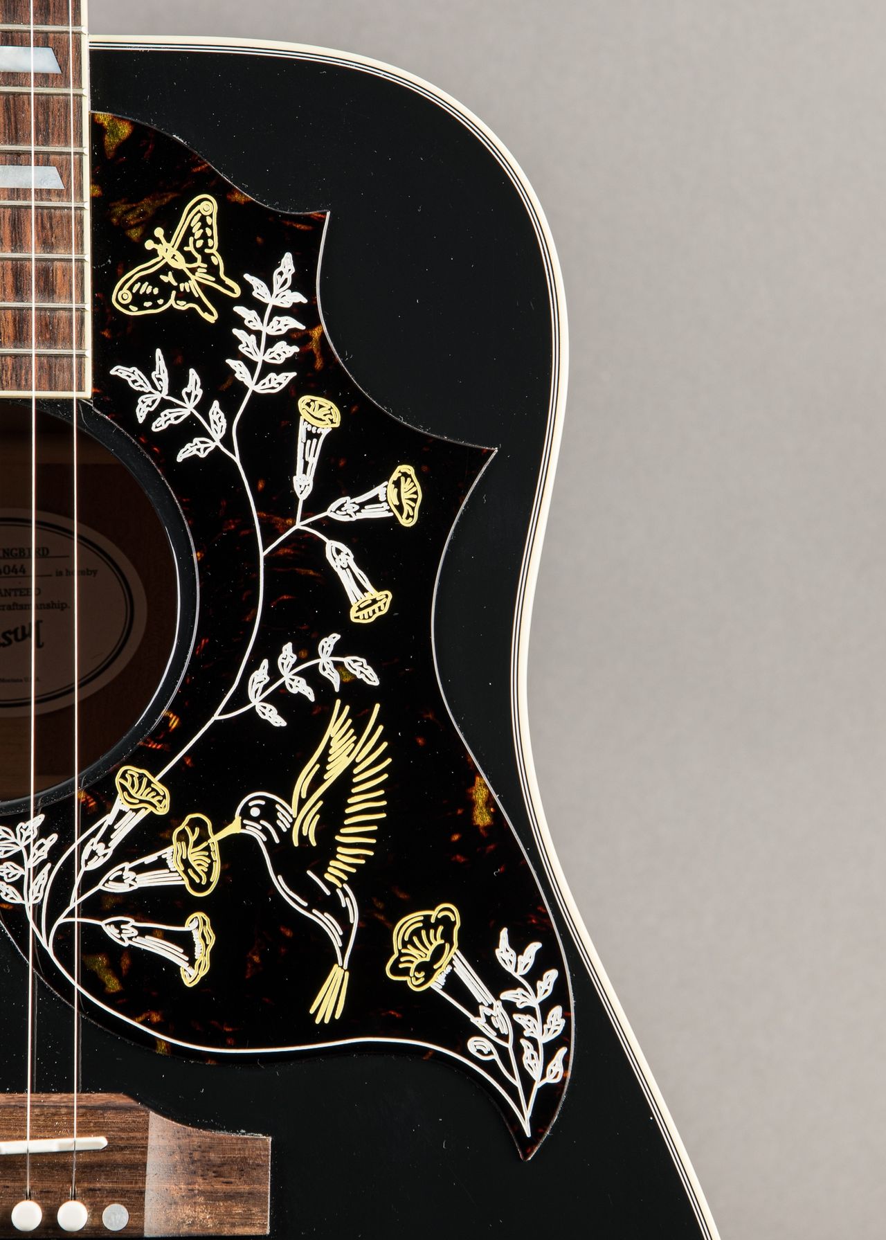 ギター Gibson CS 50th Hummingbird Ebony Carter Vintage - Gibson Hummingbird 2024, Ebony | Carter Vintage