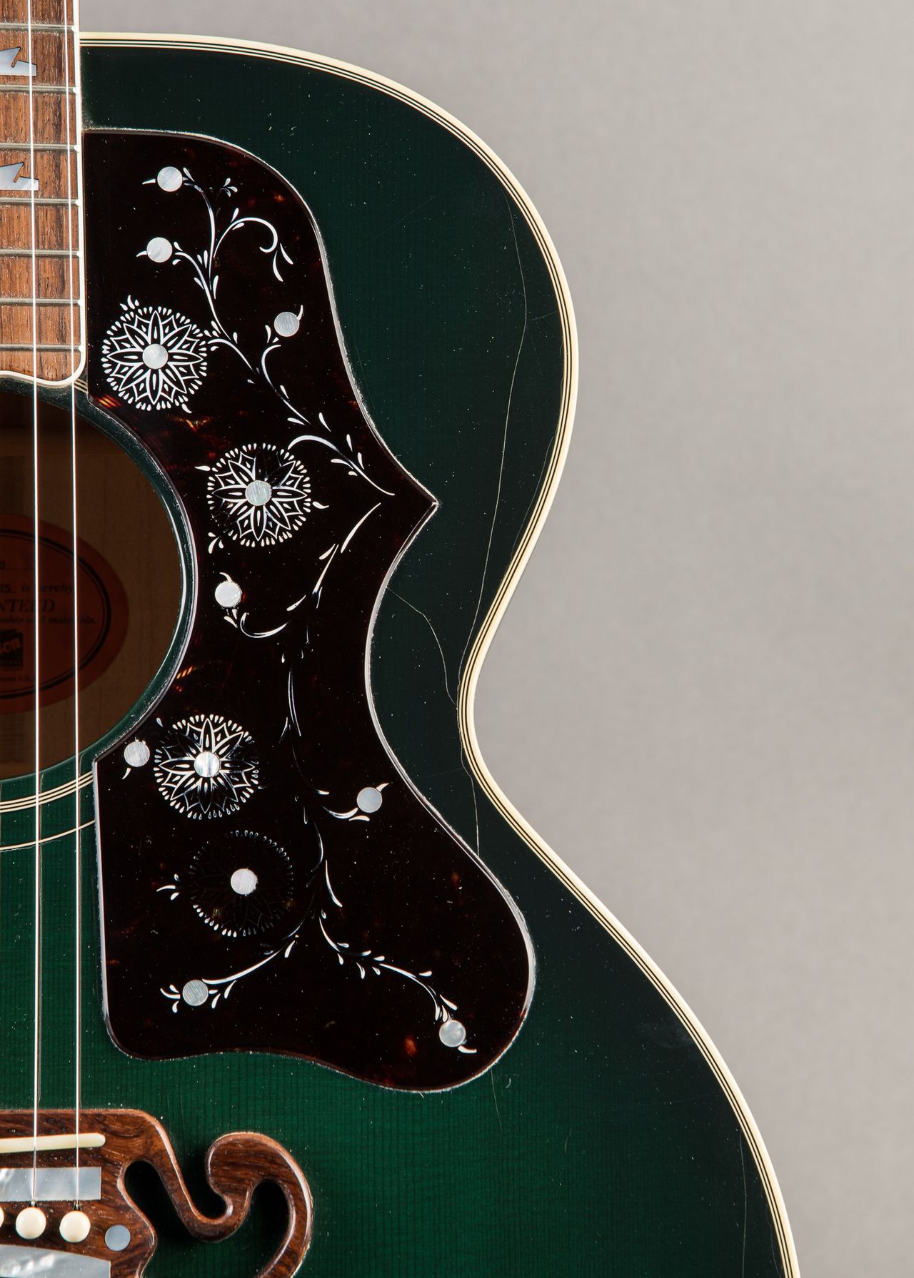 B*D様 Gibson J-200 NT（1996年製 超美品） Carter Vintage - Gibson J-200 1996, Green | Carter Vintage Guitar