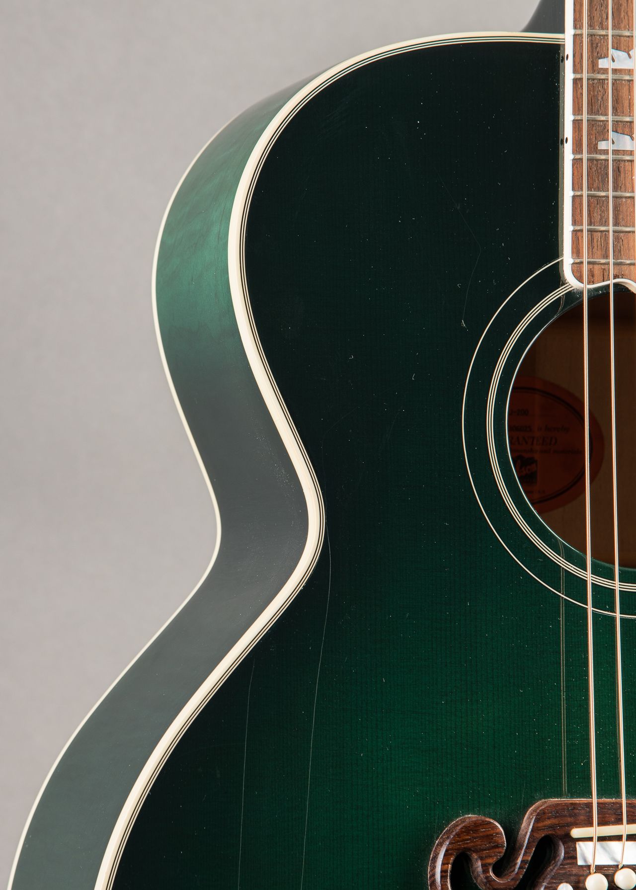 Carter Vintage - Gibson J-200 1996, Green | Carter Vintage Guitar