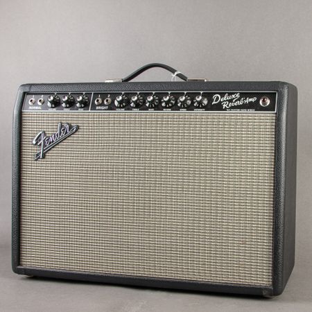 Fender '64 Deluxe Reverb Hand-Wired Reissue w/ Vintage Oxford 2021, Black thumbnail