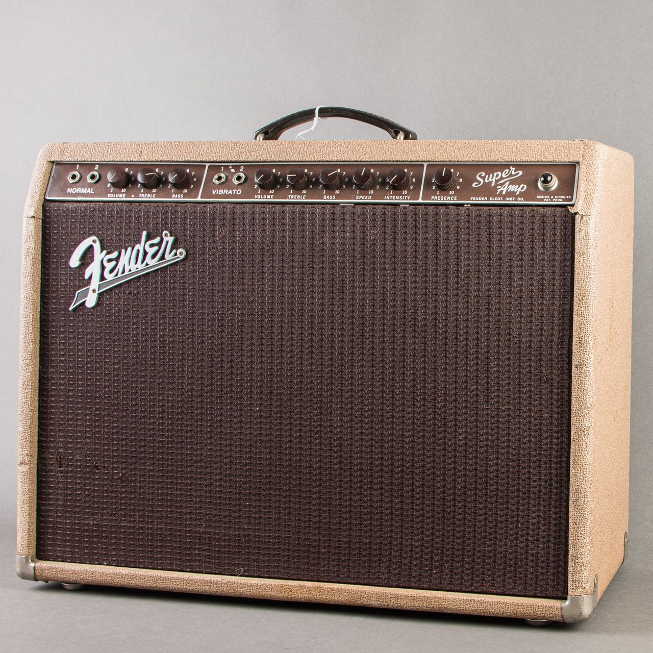 Carter Vintage - Fender Super Amp 6G4 2x10 Combo 1960, Brown