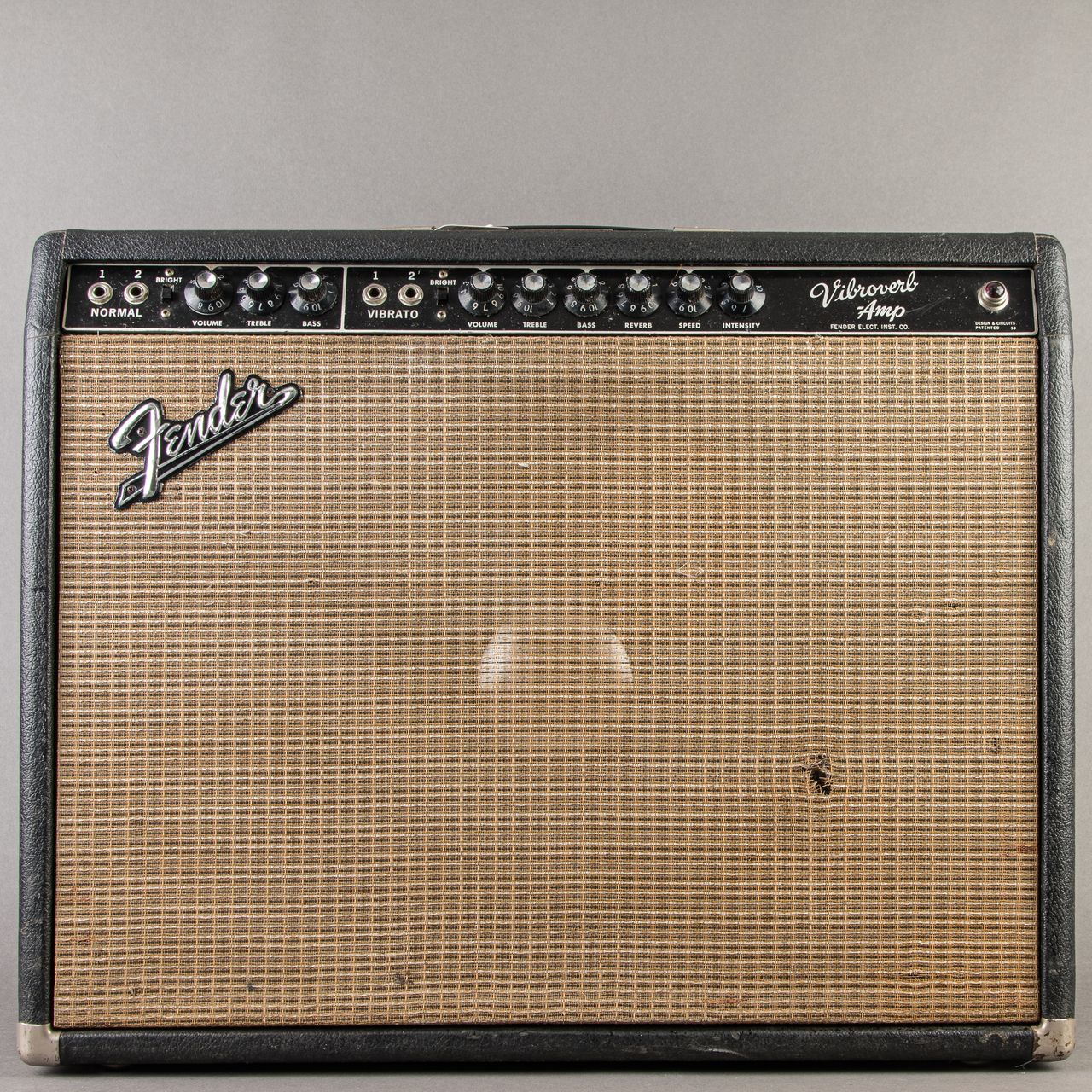 Carter Vintage - Fender Vibroverb AA763 1x15 Combo 1963, Black