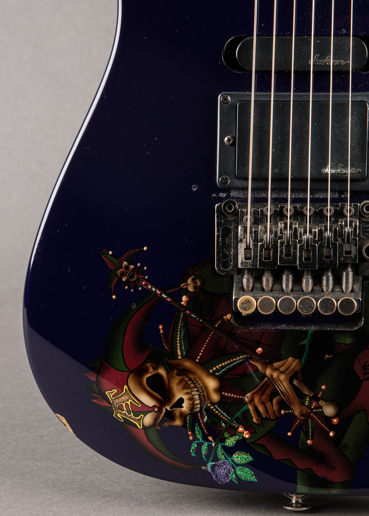 Carter Vintage - Charvel 650XL NAMM Prototype 1989, Purple, Skull