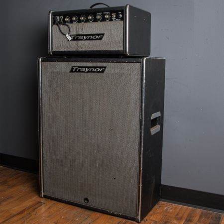 Traynor YBA-1 Bassmaster Modified w/ 4x10 Cabinet 1970's, Black thumbnail