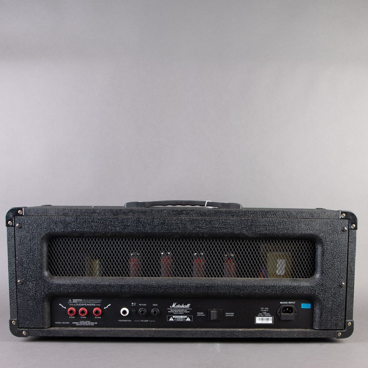 Carter Vintage - Marshall DSL 100H Head w/ Road Case 2012, Black