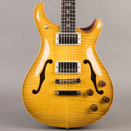 PRS 594 Hollow Body II Wood Library 2020, Figured Lemon Drop thumbnail