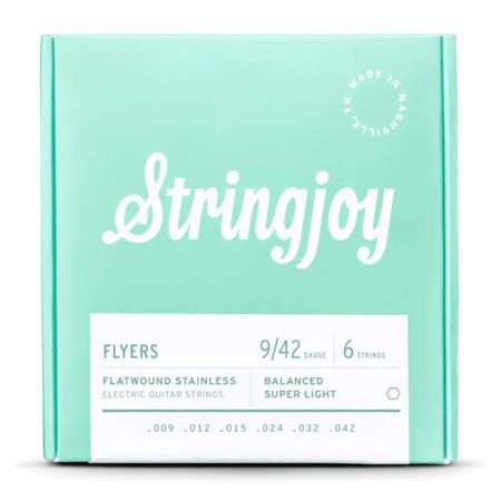 Stringjoy Flyers Flatwound Stainless Electric Guitar Strings thumbnail