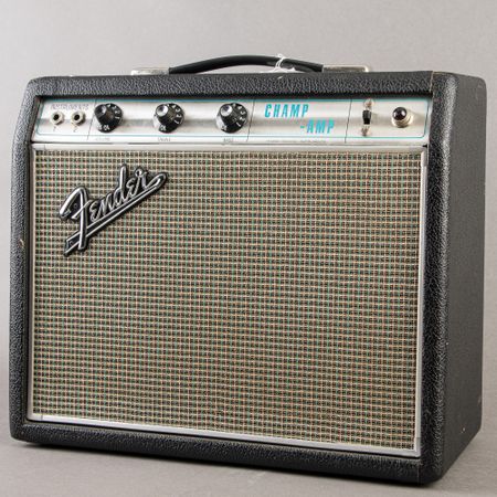 Fender Champ AA764 1968, Black thumbnail