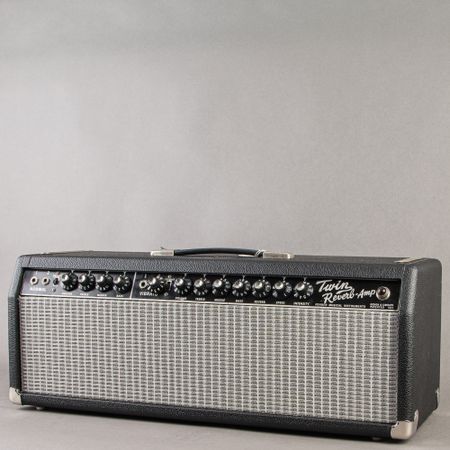 Fender Twin Reverb AB763 Head Conversion w/ Master Volume Mod 1965, Black thumbnail