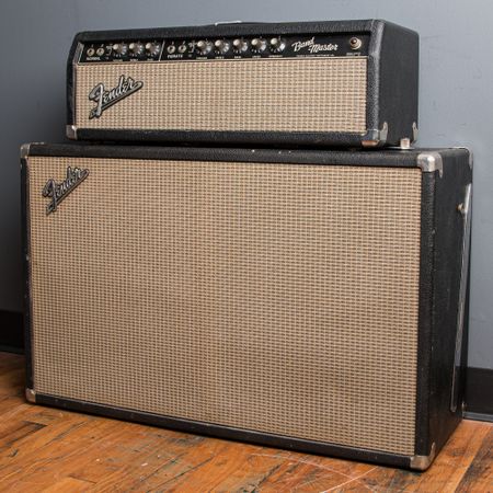 Fender Bandmaster AB763 Head w/ 2x12 Cab 1965, Black thumbnail