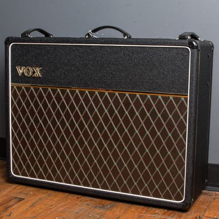 Vox AC30C2 Psionic Audio JMI Mod w/ Mercury Transformer & Blue Alnicos AC30 2010's, Black thumbnail
