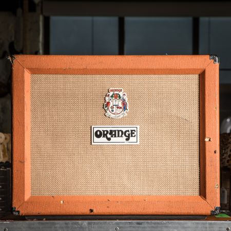 Orange PPC212 2x12 Cabinet w/ Neo Creambacks Owned By Marcus King 2010's, Orange thumbnail