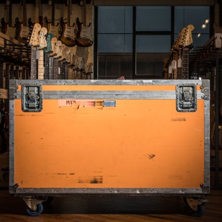 Road Case 48x27x25 w/ Casters Owned By Marcus King 2020's, Orange thumbnail