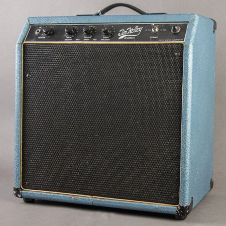 Jim Kelley Custom 30w/60w 1x12 Combo 1990's, Blue thumbnail