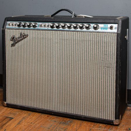 Fender Twin Reverb 1973 w/ Master Volume Mod, Black thumbnail