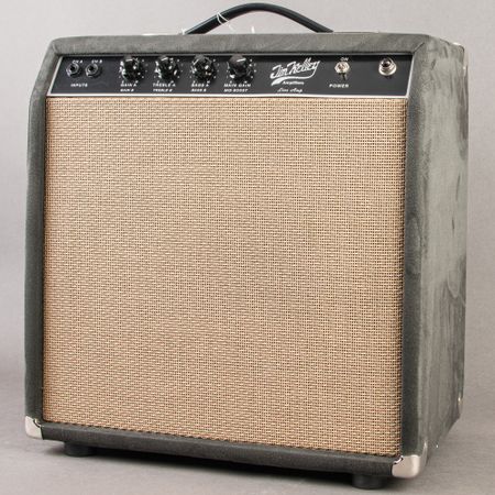 Jim Kelley Line Amp 1x12 Combo w/ Road Case 2020, Grey Suede thumbnail