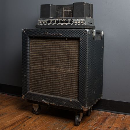 Ampeg B-15N Portaflex 1x15 Fliptop Combo w/ JBL D140F 1967, Grey thumbnail