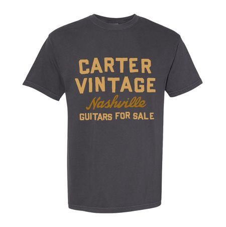 Carter Vintage Charcoal "Guitars for Sale" Tee thumbnail
