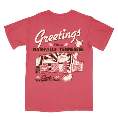 Carter Vintage Red Greetings Tee thumbnail