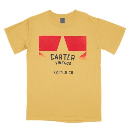 Carter Vintage Mustard Red Star Tee thumbnail