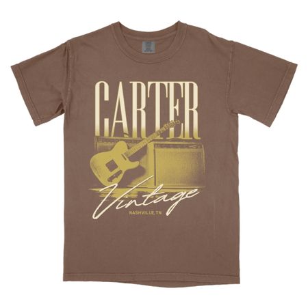 Carter Vintage Espresso Tele and Amp Tee thumbnail