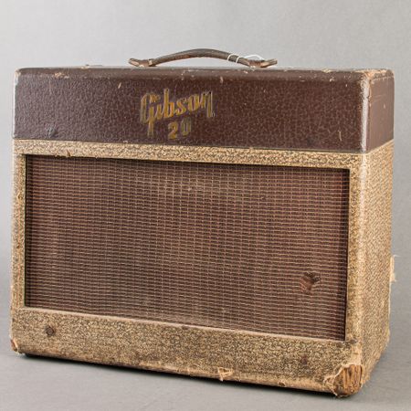Gibson GA-20 1x12 Combo Owned By Jared James Nichols 1950's, Brown thumbnail