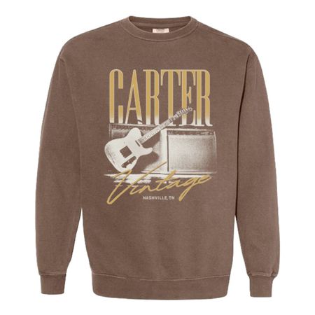 Carter Vintage Espresso Tele and Amp Crewneck thumbnail