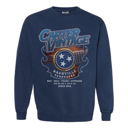 Carter Vintage Navy Tri Star Crewneck thumbnail