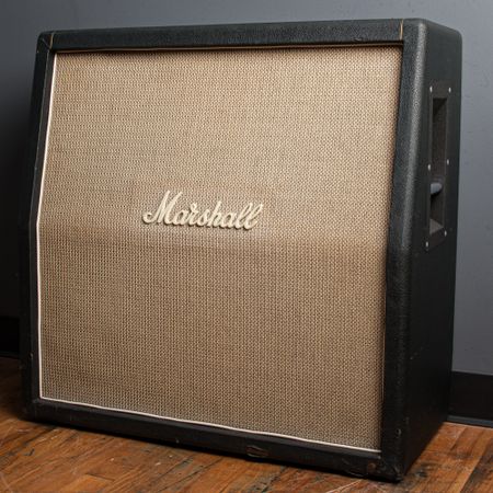 Marshall 1960A 4x12 Slant Cab Basketweave w/ 20w Celestions 1968, Black thumbnail