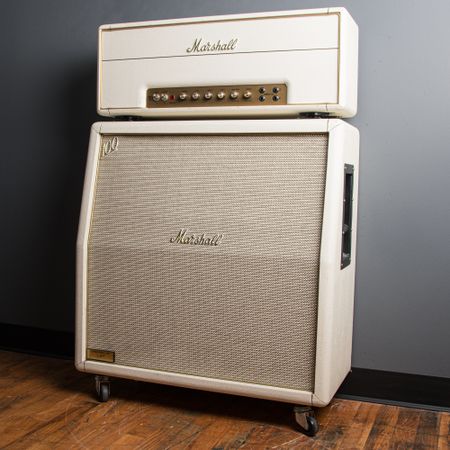 Marshall Super Lead Plexi 1959 100w Limited Edition Reissue w/ Matching 4x12 1997, Cream thumbnail