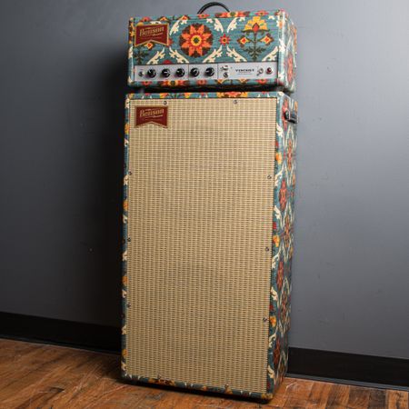 Benson Vincent Head & 2x12 Cab 2024, Aunt Gertie w/ Oxblood Grill Cloth thumbnail