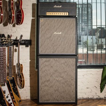 Marshall Super 100JH Jimi Hendrix JTM45/100 Reissue Full Stack 2006, Black thumbnail