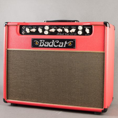 Bad Cat Black Cat 15R 2-Channel 1x12 Combo 2016, Red thumbnail