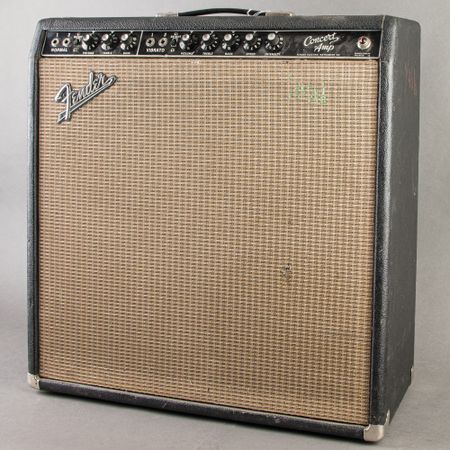Fender Pre-CBS Concert 4x10 Combo Owned By John Bohlinger 1964, Black thumbnail