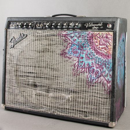 Fender Parts Vibroverb AB763 1x15 Combo Owned By John Bohlinger 1964, Black thumbnail